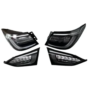 Infiniti Q50 Black LED Taillights for 2018 - 2023 Models