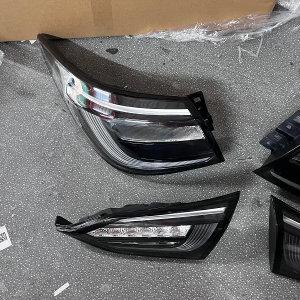 Infiniti Q50 Black LED Taillights Set with Packaging for 2018 - 2023